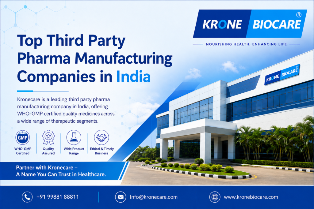 Top Third Party Pharma Manufacturing Companies in India