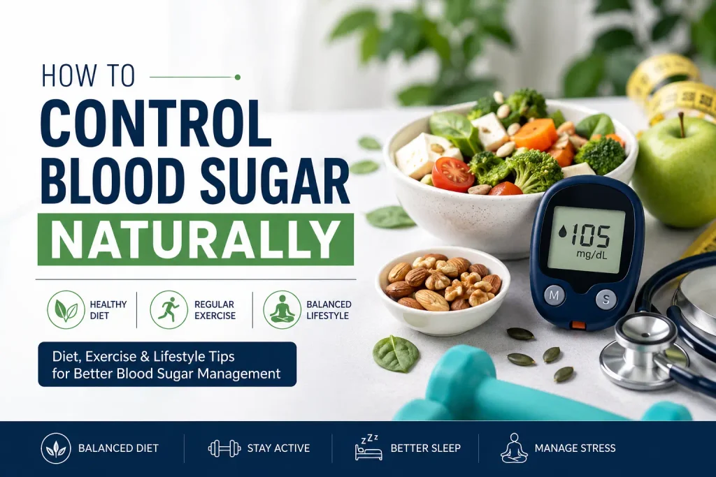 How to Control Blood Sugar Naturally: Diet, Exercise & Lifestyle Tips